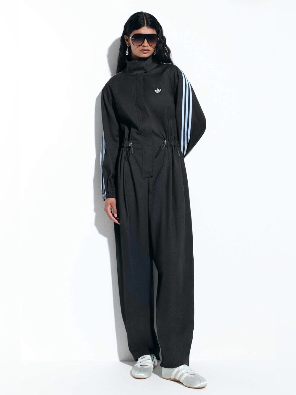 adidas Originals × ASOS tailored jumpsuit in gray